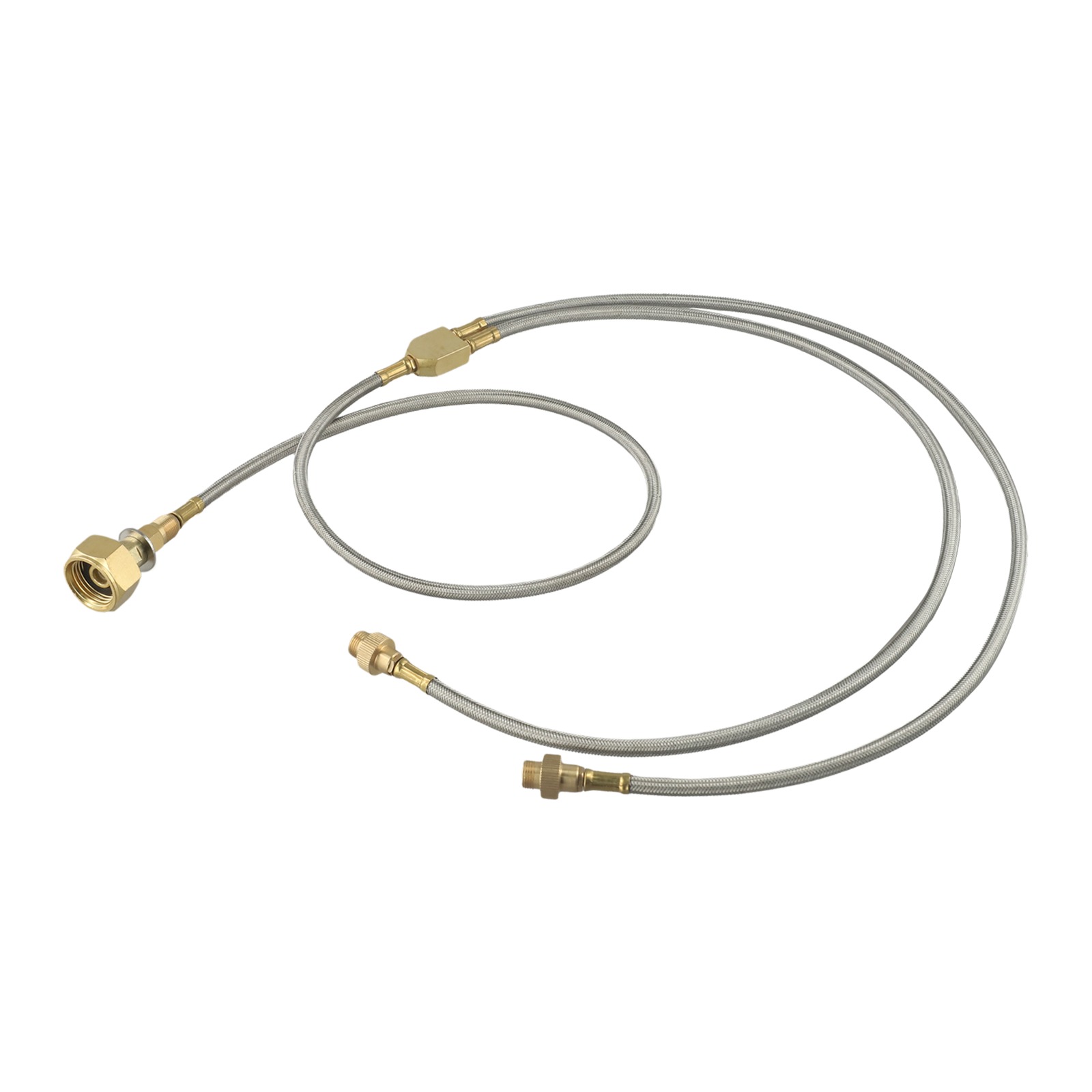 Double-Headed Brass Gas Line f - Camping Double Cooking Stove review and price