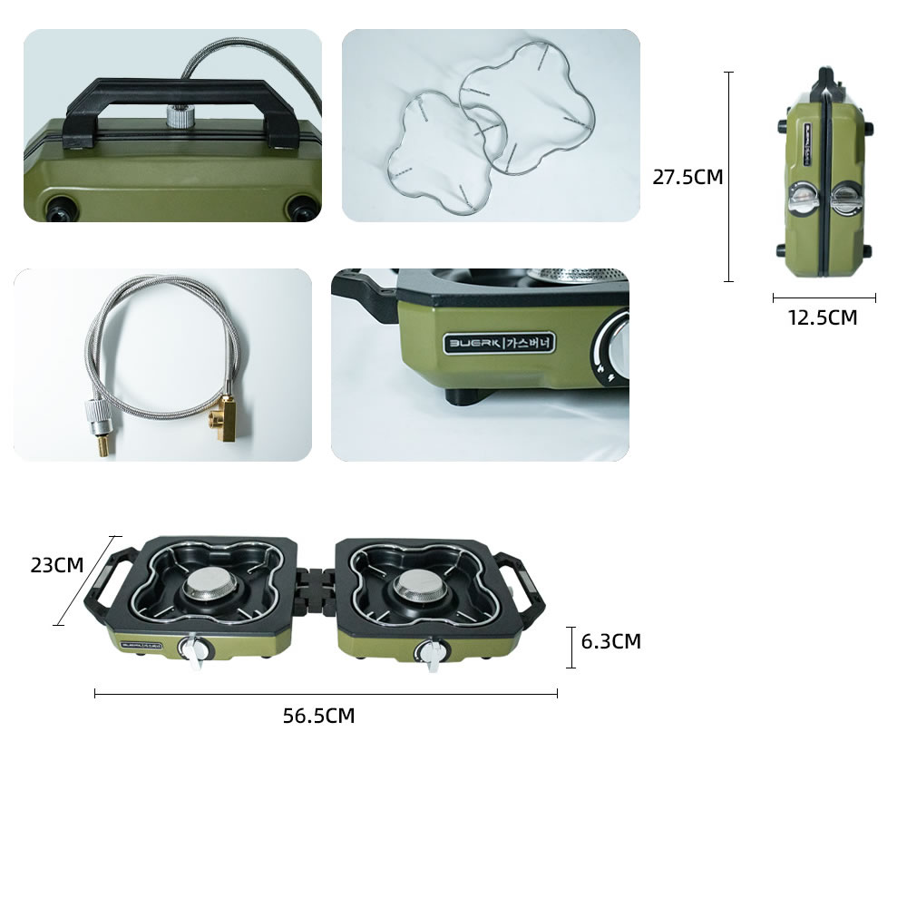 Camping Stove Double Burner Po - Camping Double Cooking Stove review and price