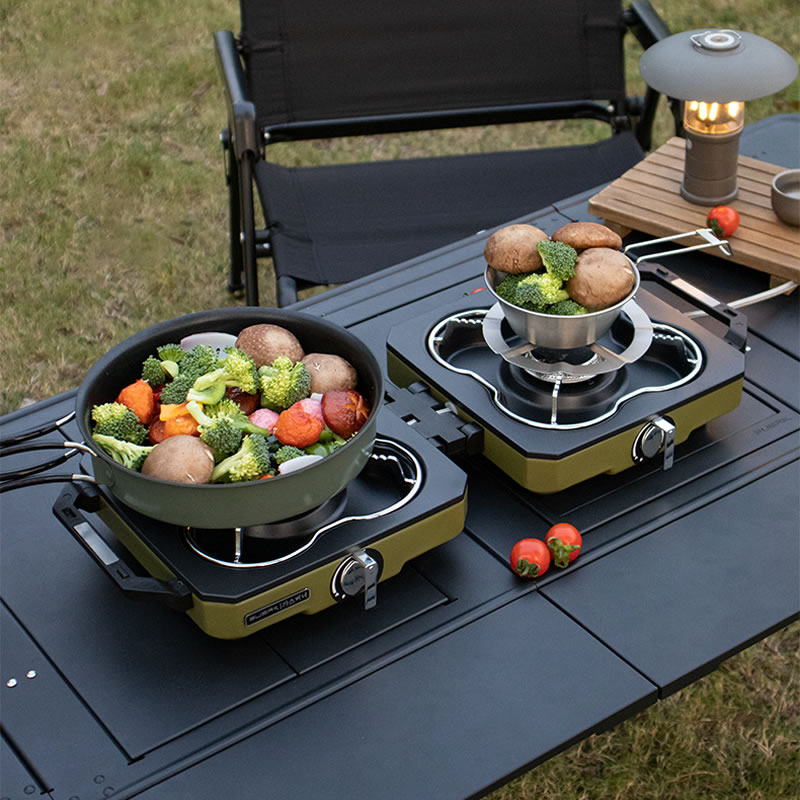 Camping Stove Double Burner Po - Camping Double Cooking Stove review and price