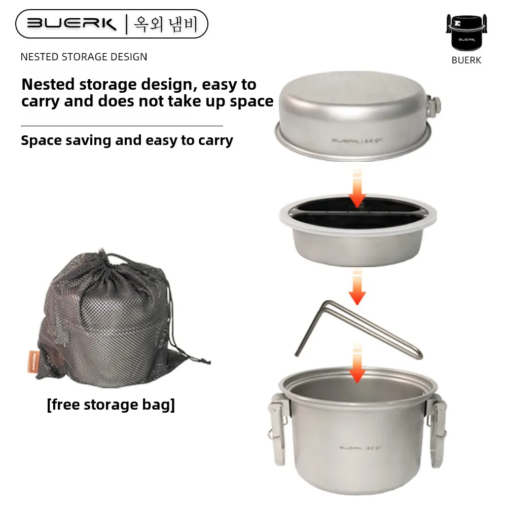 Outdoor Camping Multi Function - Camping Cooking Pot Stainless Steel review and price