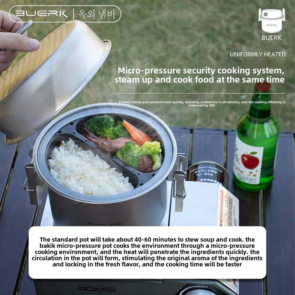 Outdoor Camping Multi Function - Camping Cooking Pot Stainless Steel review and price