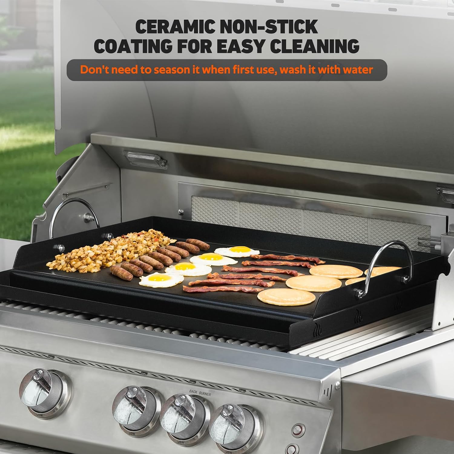 Universal BBQ Griddle Flat Top - Camping Cooking Top review and price