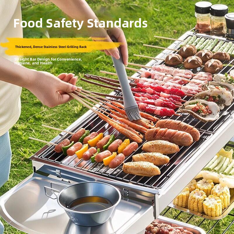 Portable Stainless Steel BBQ G - Camping Cooking Requirements review and price