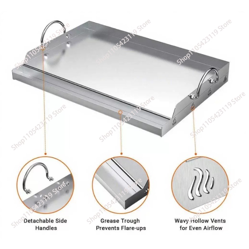 Stainless Steel Griddle BBQ To - Camping Cooking Top review and price