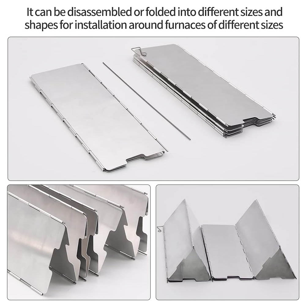 8 Plates Aluminum Windscreen S - Camping Cooking Windscreen review and price