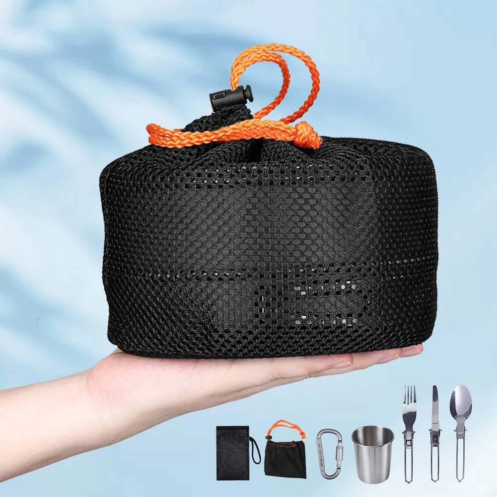 Camping Cookware Kit Kettle Po - Camping Cooking Utensil Set review and price
