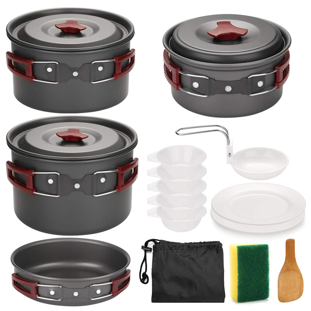 Outdoor Camping Cookware Kit N - Camping Cooking Basket review and price