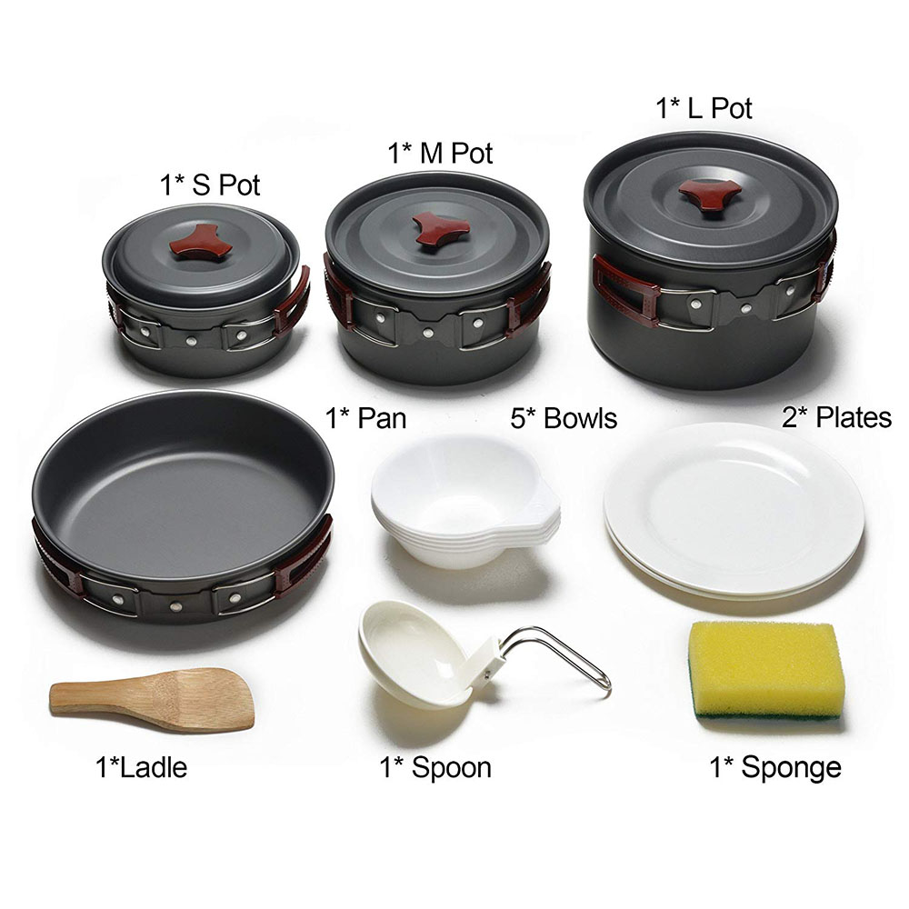 Outdoor Camping Cookware Kit N - Camping Cooking Basket review and price