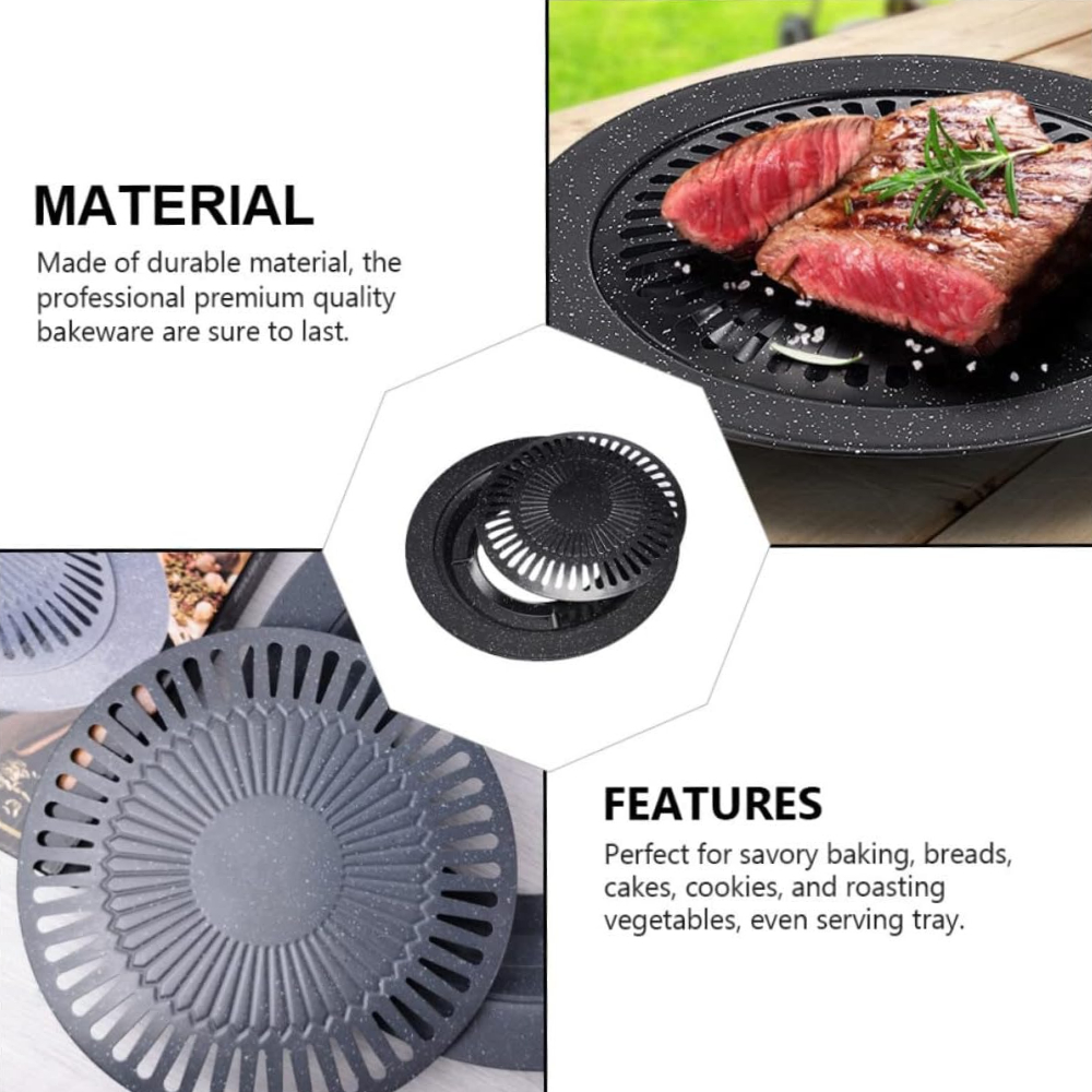KOSUN Aluminum Korean Grill Pa - Camping Cooking Vegetables review and price