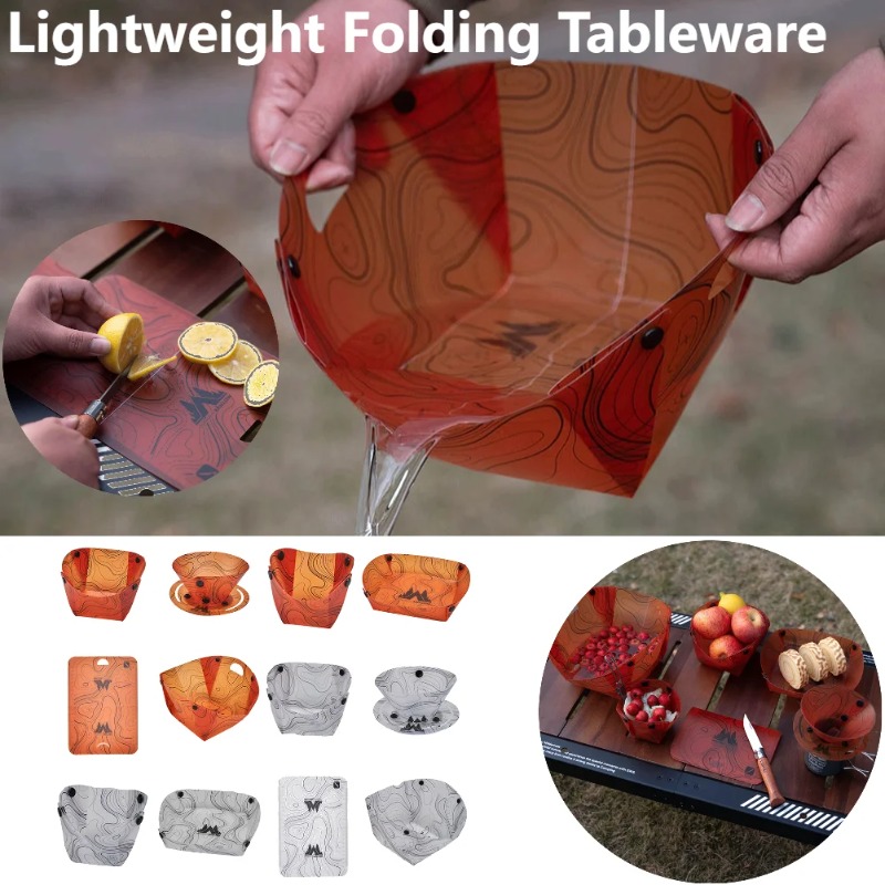 Foldable Camping Tableware Por - Camping Cooking Tray review and price